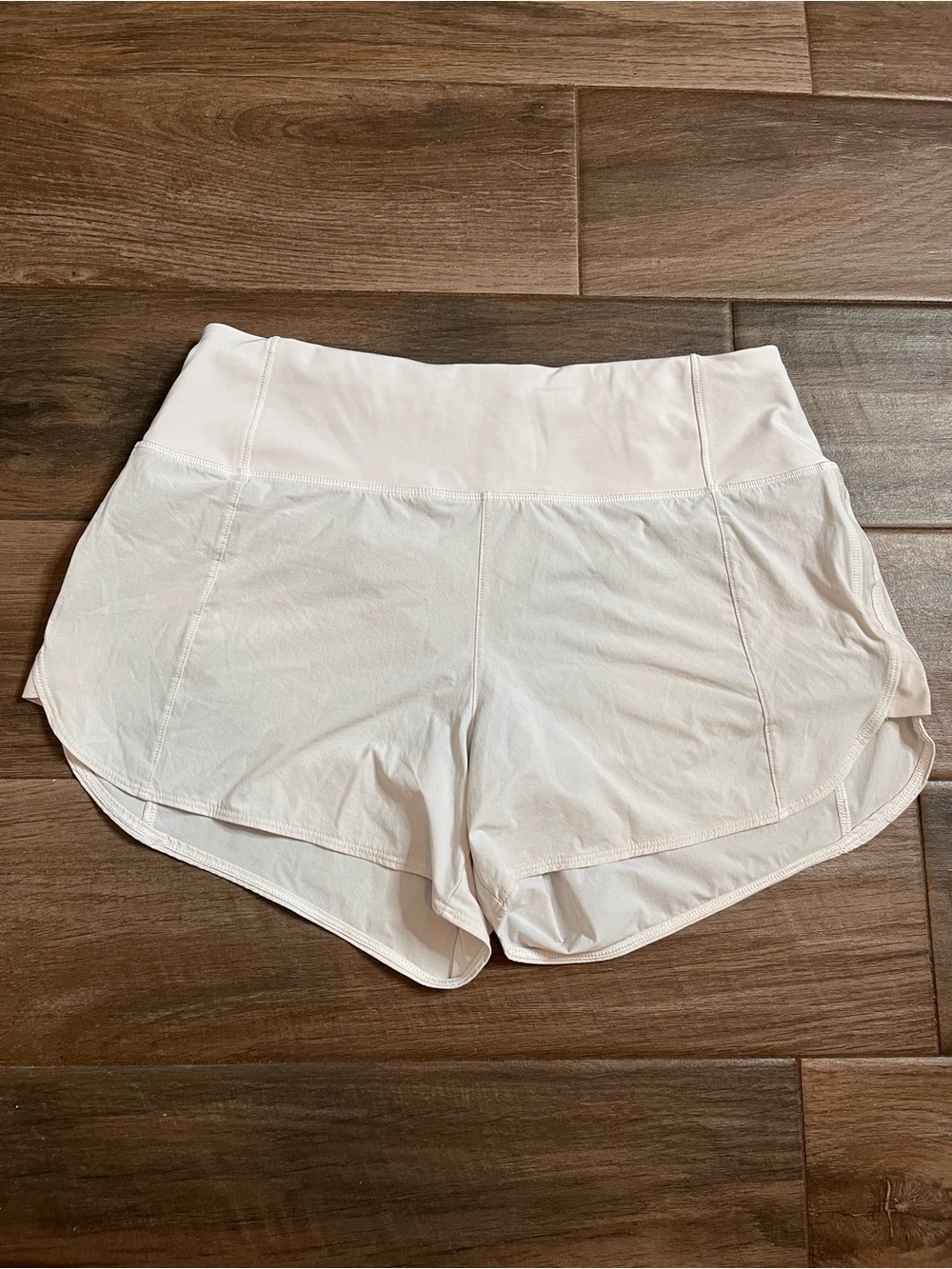 Athleta workout shorts white